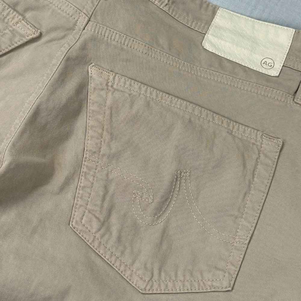 Adriano Goldschmied Mens Pants 36x32 (35x31) The Graduate Tailored Leg Khaki Tan